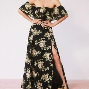 Reformation Abelia Dress 4 Arielle Black Floral